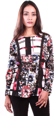 

AR2 Party Full Sleeve Printed Women's Multicolor Top, Multi