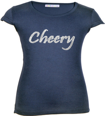 

Gkidz Girls Casual Cotton Top(Pack of 1, Navy
