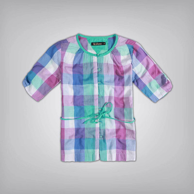 

Gini & Jony Girls Casual Cotton Top(Multicolor, Pack of 1