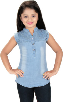

Bluntly Casual Top(Blue, Pack of 1
