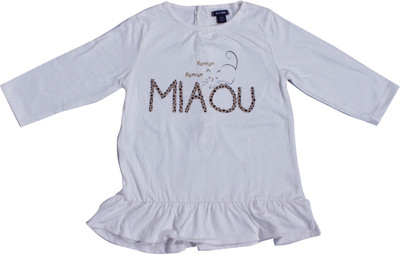 

Indirang Baby Girls Casual Cotton Top(White, Pack of 1