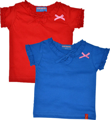 

Clever Casual Cotton Top(Blue, Pack of 2)