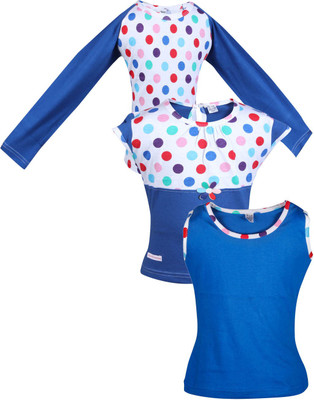 80% OFF on Gkidz Casual Cotton Top(Dark Blue, Pack of 3) 80% OFF on Gkidz Casual Cotton Top(Dark Blue, Pack of 3)