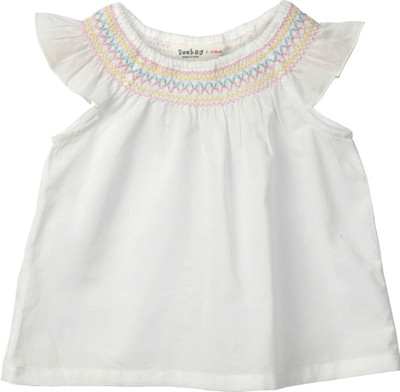 

Beebay Casual Cotton Top(Pack of 1), White