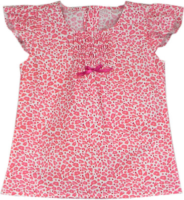 

SSMITN Girls Casual Cotton Top(Pink, Pack of 1
