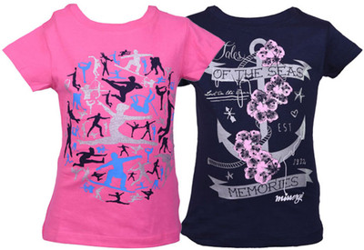 

Gkidz Girls Casual Cotton Top(Pink, Pack of 2, Pink & dark blue
