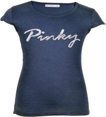 

Gkidz Girls Casual Cotton Top(Pack of 1, Navy