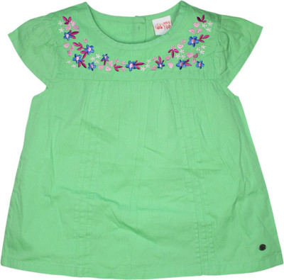 

FS Mini Klub Casual Cotton Top(Light Green, Pack of 1, Lightgreen