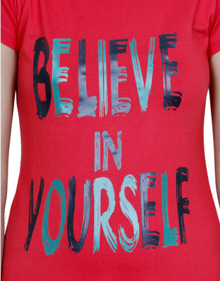 

IndiWeaves Casual Short Sleeve Printed Women's Red, Blue Top(Size: M), Blue;red