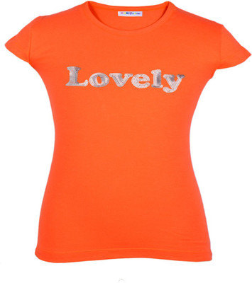 

Gkidz Girls Casual Cotton Top(Pack of 1, Coral