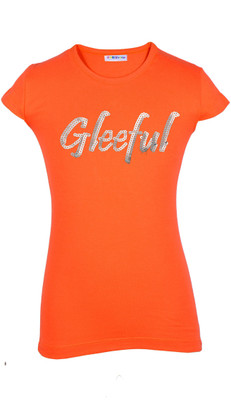 

Lil Orchids Girls Casual Cotton Top(Orange, Pack of 1, Coral