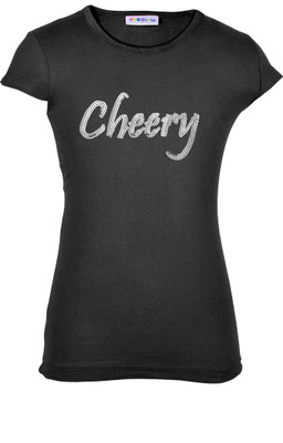 

Lil Orchids Girls Casual Cotton Top(Black, Pack of 1