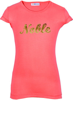 

Lil Orchids Casual Cotton Top(Pink, Pack of 1, Blossom berry