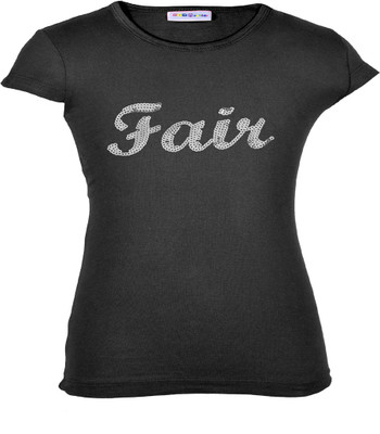 

Gkidz Girls Casual Cotton Top(Pack of 1, Black