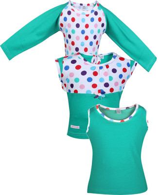 80% OFF on Gkidz Girls Casual Cotton Top(Light Green, Pack of 3) 80% OFF on Gkidz Girls Casual Cotton Top(Light Green, Pack of 3)