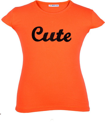 

Gkidz Girls Casual Cotton Top(Pack of 1, Coral