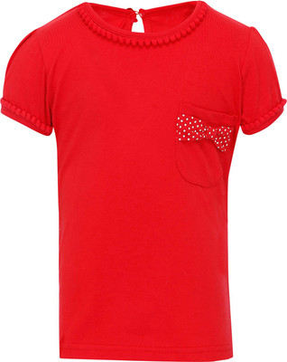 

Stop By Shoppers Stop Girls Casual Cotton Top(Red, Pack of 1