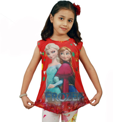

Pari & Prince Casual Cotton Top(Red, Pack of 1, Hottie red