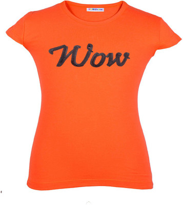 

Gkidz Girls Casual Cotton Top(Pack of 1, Coral