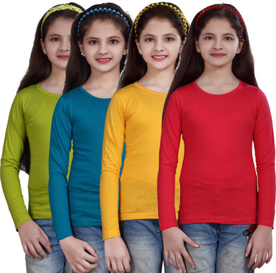 72% OFF on Sini Mini Girls Casual Cotton Top(Multicolor, Pack of 4) 72% OFF on Sini Mini Girls Casual Cotton Top(Multicolor, Pack of 4)