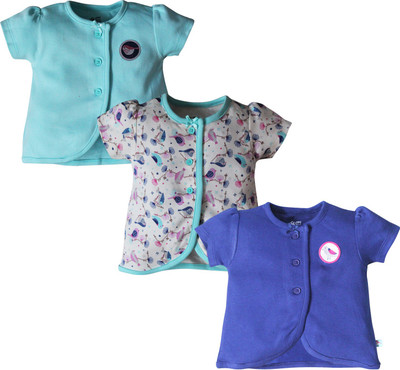 

FS Mini Klub Baby Girls Casual Cotton Top(Multicolor, Pack of 3, Multi