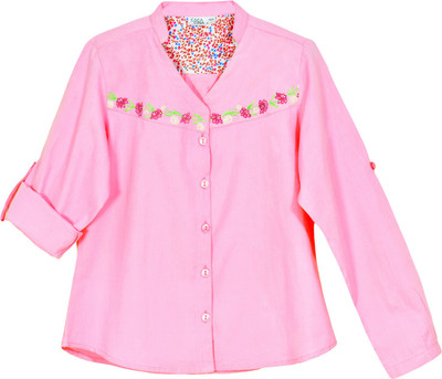 

Caca Cina Girls Casual Cotton Top(Pink, Pack of 1)