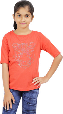 

Ventra Casual Polyester Top(Orange, Pack of 1