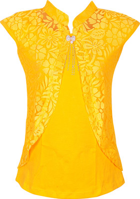 62% OFF on Gee & Bee Girls Casual Cotton Top(Yellow, Pack of 1) 62% OFF on Gee & Bee Girls Casual Cotton Top(Yellow, Pack of 1)
