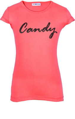

Lil Orchids Casual Cotton Top(Pink, Pack of 1, Blossom berry