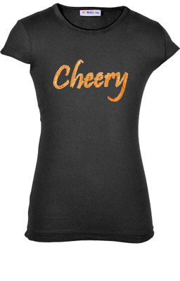 

Lil Orchids Casual Cotton Top(Black, Pack of 1