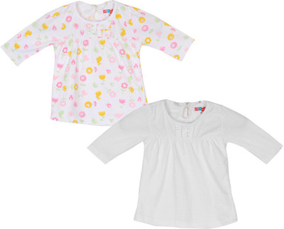 

Day 2 Day Baby Girls Casual Top(Grey, White