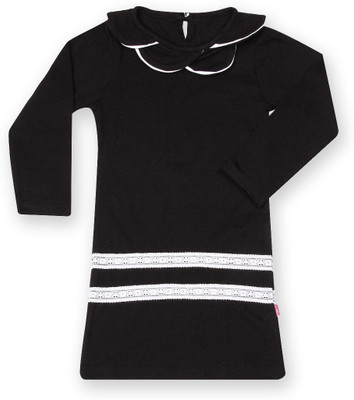 

Dreamszone Girls Casual Cotton Full Sleeve Top(Black, Pack of 1)