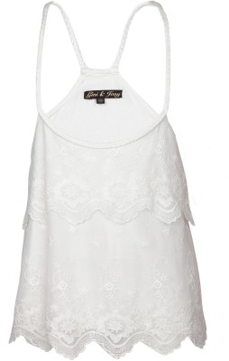 

Gini & Jony Girls Casual Polyester Top, Bright white(c101)