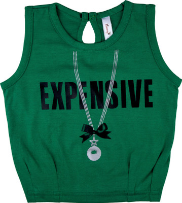 

Hunny Bunny Casual Cotton Crop Top(Green, Pack of 1