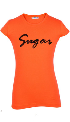 

Lil Orchids Casual Cotton Top(Orange, Pack of 1, Coral