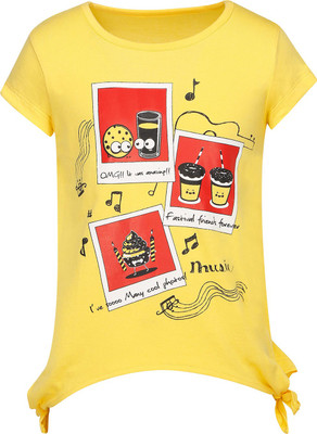 

Stop By Shoppers Stop Girls Casual Cotton Top(Yellow, Pack of 1