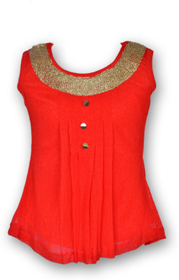 62% OFF on Gee & Bee Casual Cotton Top(Red, Pack of 1) 62% OFF on Gee & Bee Casual Cotton Top(Red, Pack of 1)