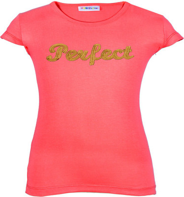 

Gkidz Girls Casual Cotton Top(Pack of 1, Blossom berry
