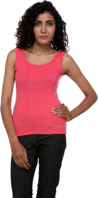 TeeMoods Casual Sleeveless Solid Women
