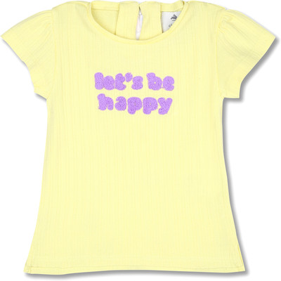 

Cherry Crumble California Casual Cotton Top(Yellow, Pack of 1