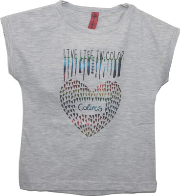 Hussky Casual Cotton Blend Top(Grey, Pack of 1) Hussky Casual Cotton Blend Top(Grey, Pack of 1)