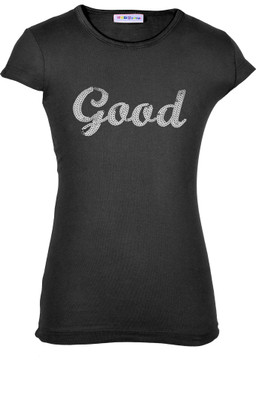 

Lil Orchids Casual Cotton Top(Black, Pack of 1
