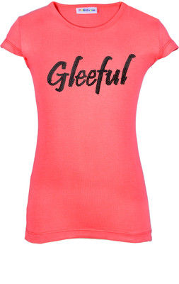 

Lil Orchids Casual Cotton Top(Pink, Pack of 1, Blossom berry