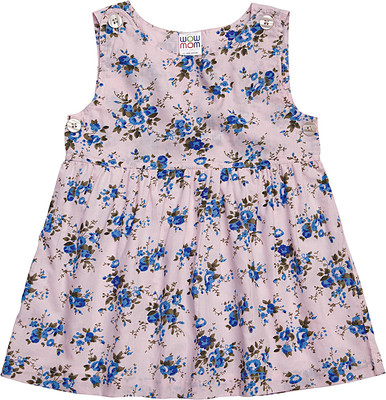 

Wow Mom Girls Casual Cotton Top(Purple, Pack of 1, Lt purple