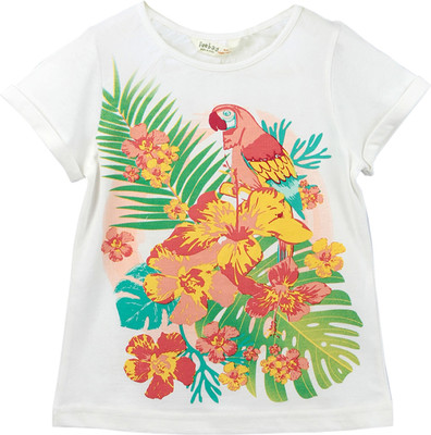 

Beebay Girls Casual Cotton Top(White, Pack of 1), Off-white