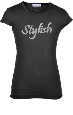 

Lil Orchids Girls Casual Cotton Top(Black, Pack of 1