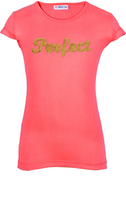 

Lil Orchids Casual Cotton Top(Pink, Pack of 1, Blossom berry