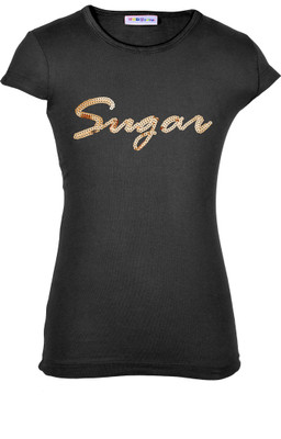 

Lil Orchids Girls Casual Cotton Top(Black, Pack of 1
