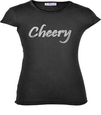 

Gkidz Girls Casual Cotton Top(Pack of 1, Black