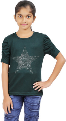 

Ventra Casual Polyester Top(Dark Green, Pack of 1